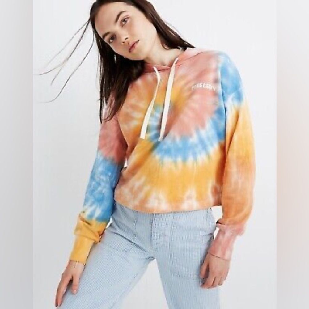 Madewell | x Free & Easy® Tie-Dye Hoodie Sweatshirt | medium